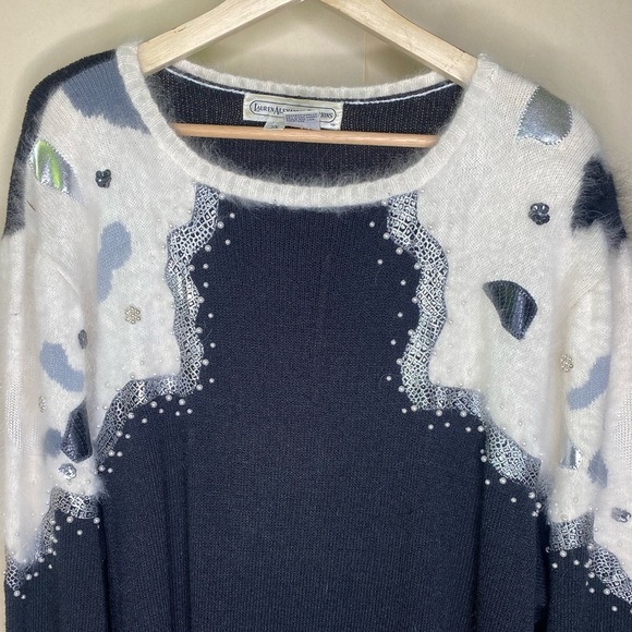 Vintage Angora Blend Long Sleeve Sweeter Dress Plus Size 3X - Picture 4 of 13